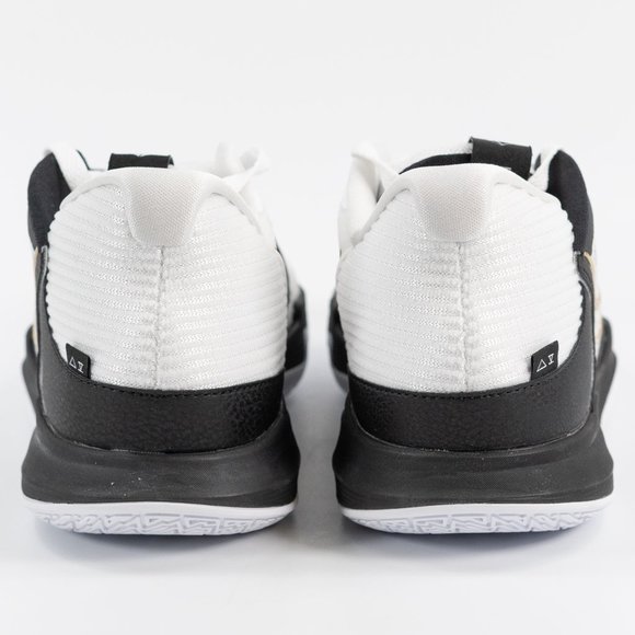 Nike Kyrie Low 5 'White Black Metallic Gold' DJ6012-101 Basketball Sneakers - Picture 7 of 13